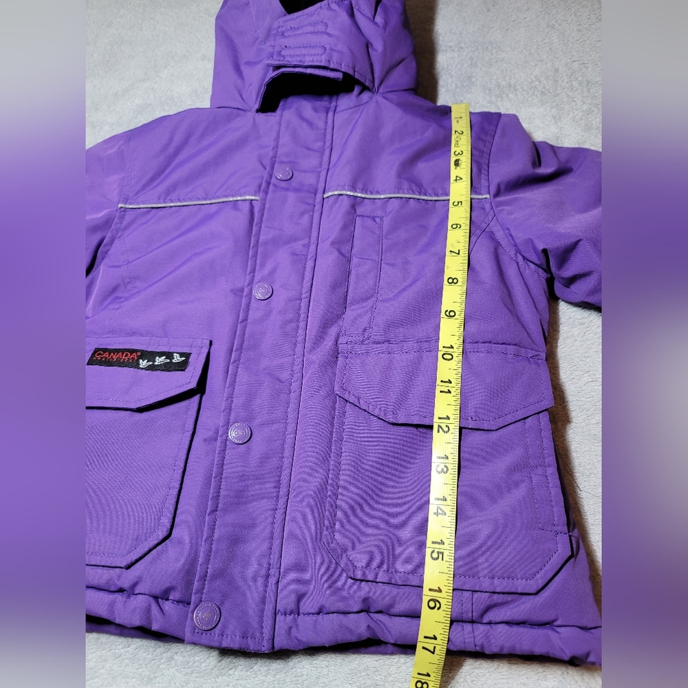 Canada Weather Gear 2pc Snowsuit Set Size 4 Purple - Picture 8 of 16